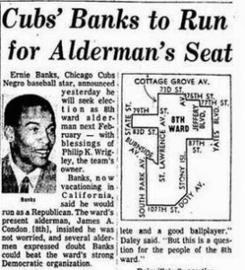 Ernie Banks Runs For Office