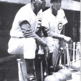 Buck O'Neil and Ernie Banks in 1963